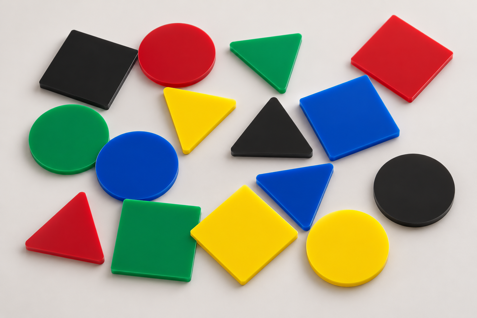 Example acrylic shapes
